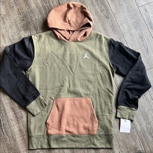 Nike Jordan Olive and Brown Hoodie